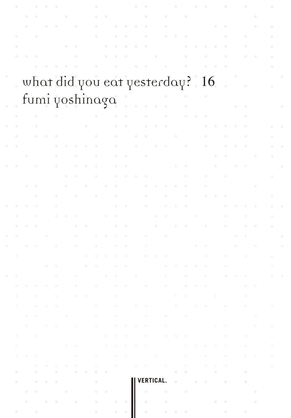 What Did You Eat Yesterday? Chapter 121 page 2 - 