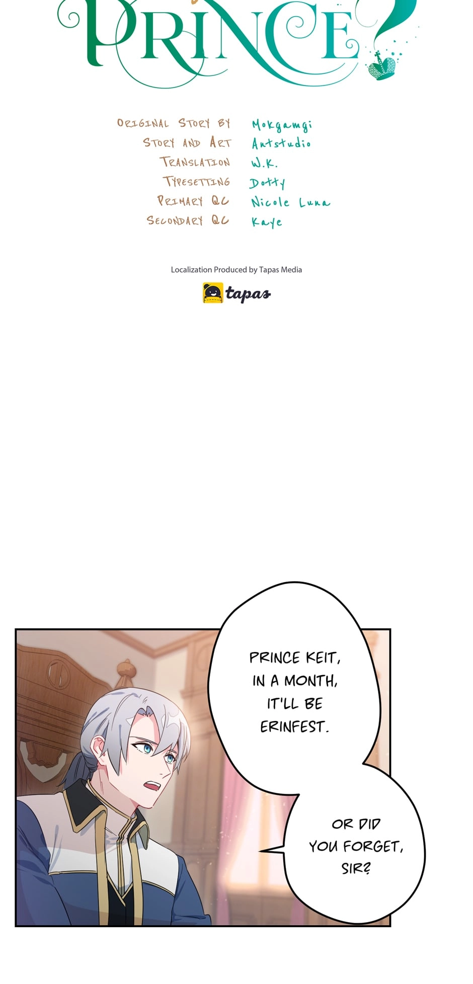 What Do You Want to Be, Prince Chapter 12 page 5 - 