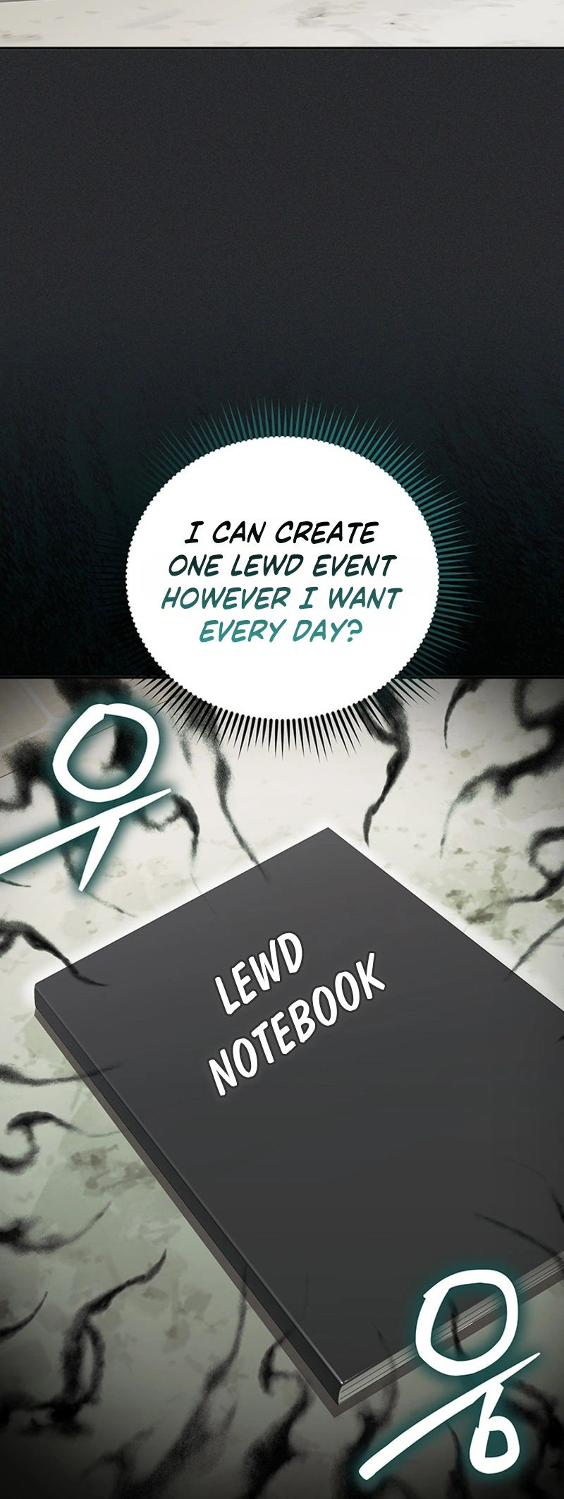 Whatever I Write in the Lewd Notebook Happens Chapter 2 page 54 - 