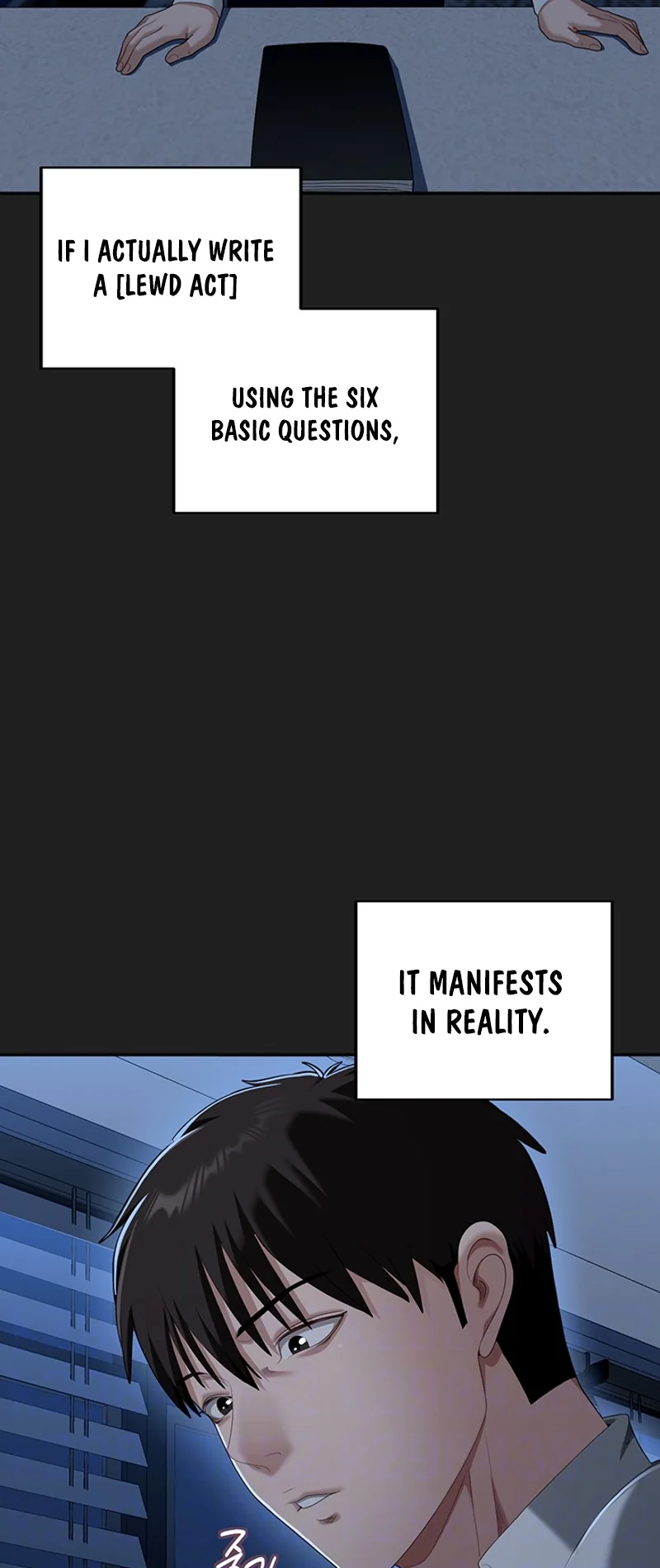 Whatever I Write in the Lewd Notebook Happens Chapter 4 page 20 - 