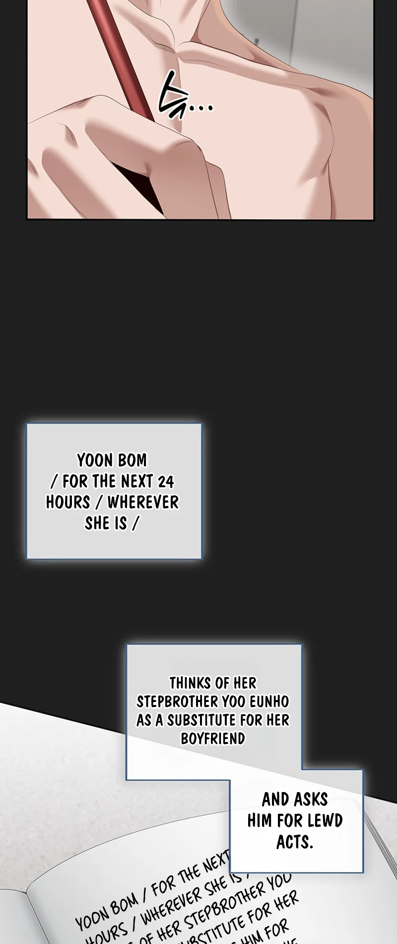 Whatever I Write in the Lewd Notebook Happens Chapter 4 page 74 - 
