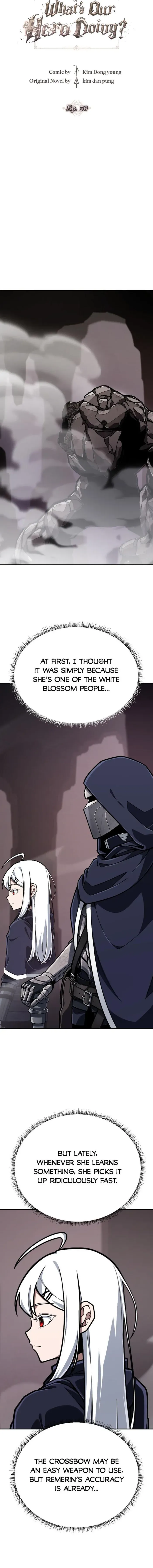 Read What’s Our Hero Doing? chapter 50 image 4 on Lezhin