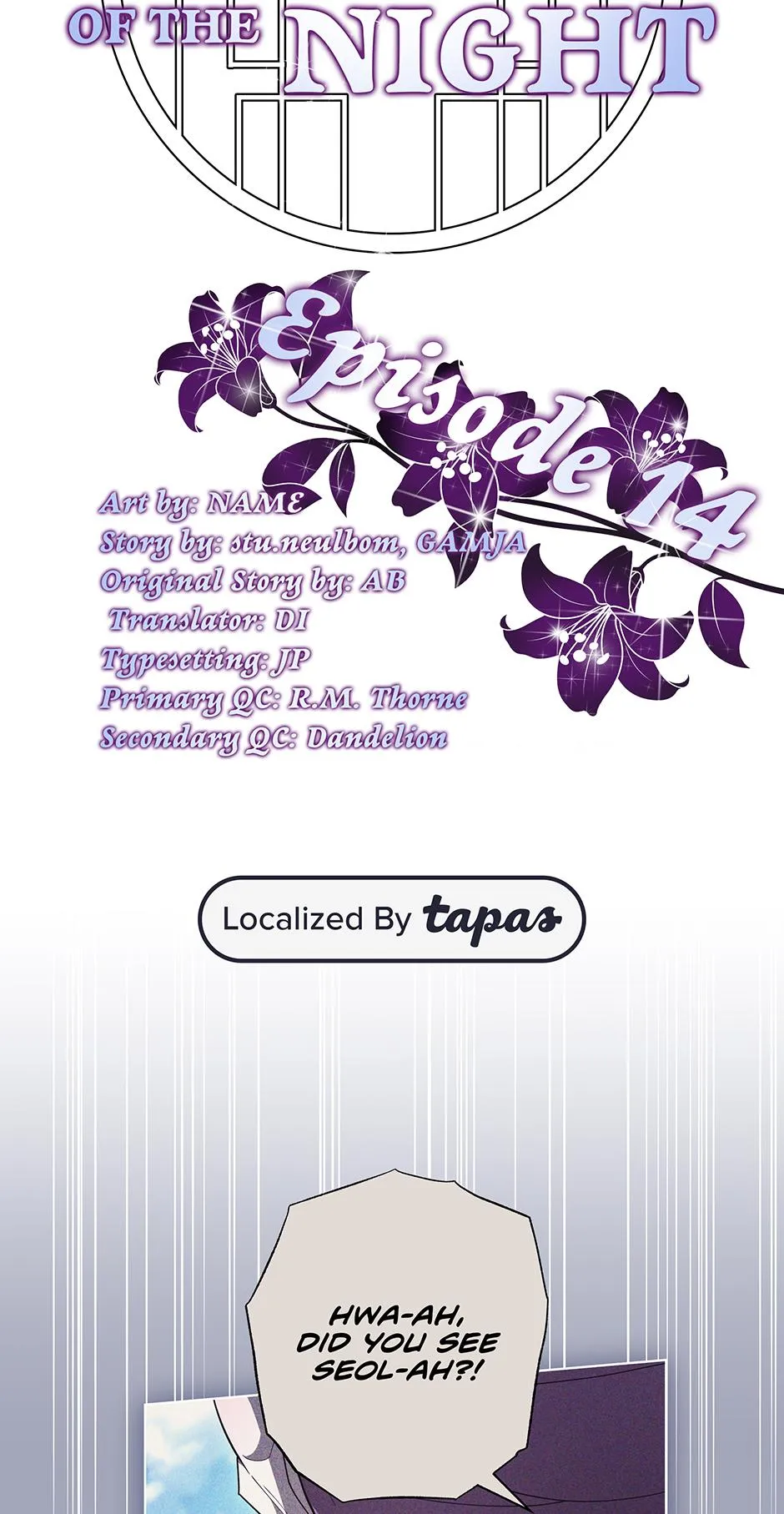 Read When Flowers Fall at Night chapter 14 image 2 on Lezhin