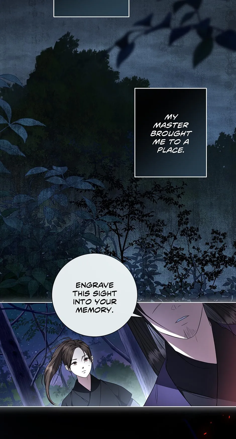 Read When Flowers Fall at Night chapter 17 image 1 on Lezhin