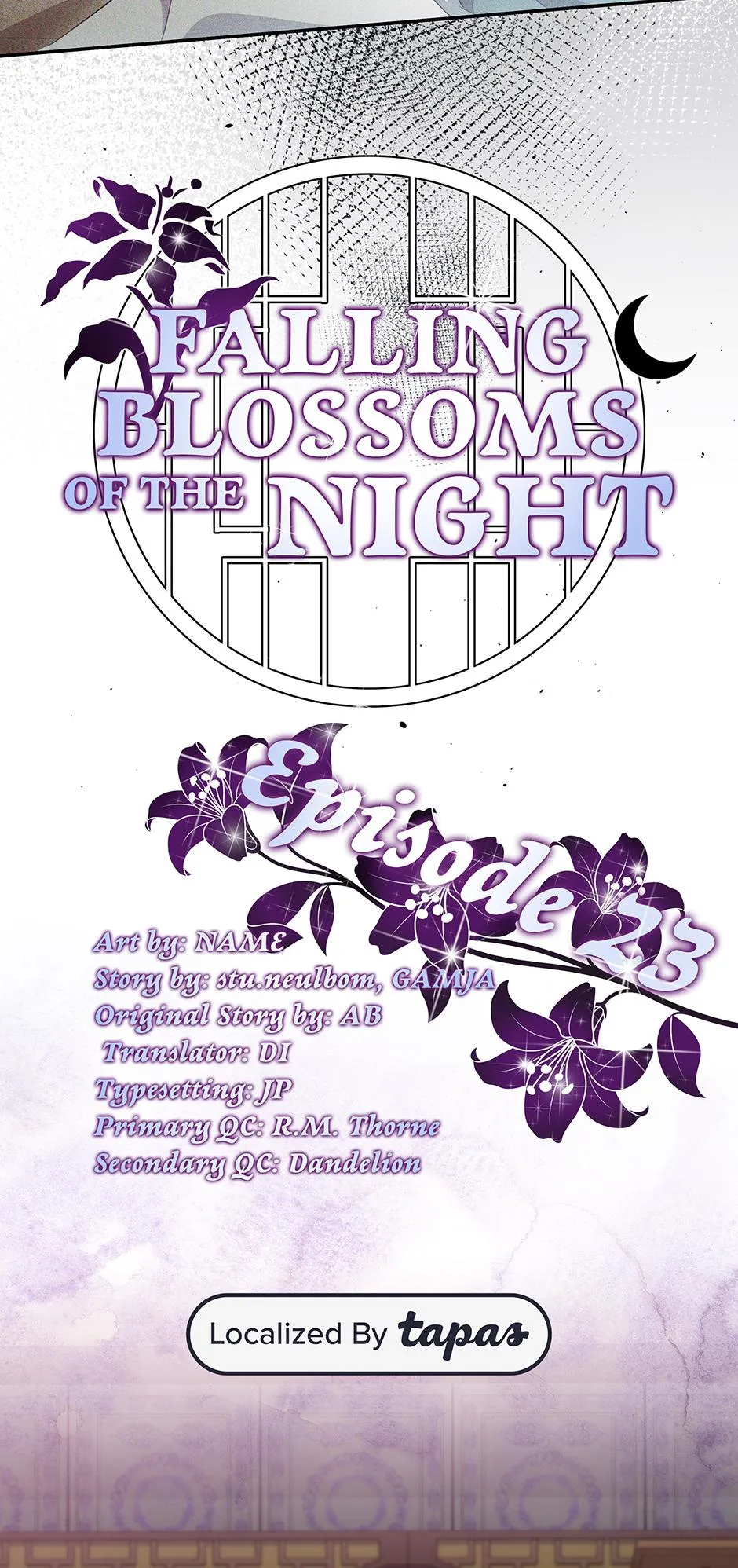 Read When Flowers Fall at Night chapter 23 image 12 on Lezhin