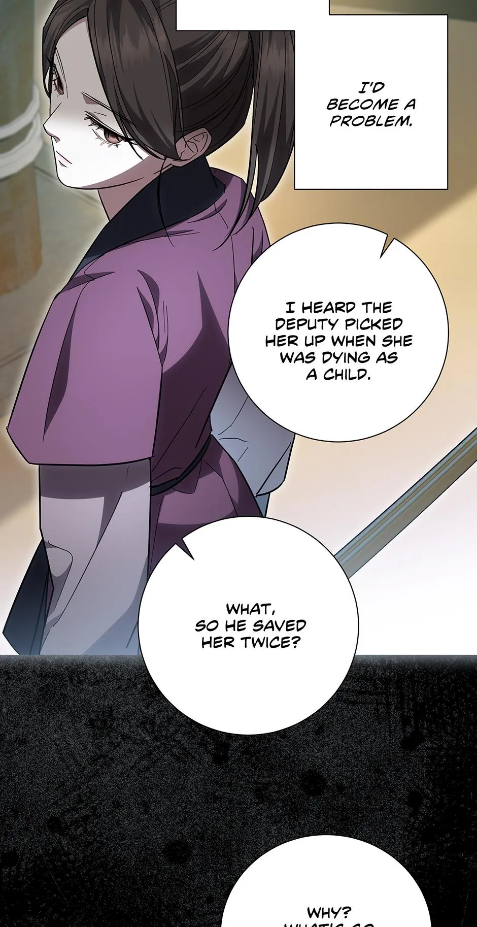 Read When Flowers Fall at Night chapter 23 image 2 on Lezhin