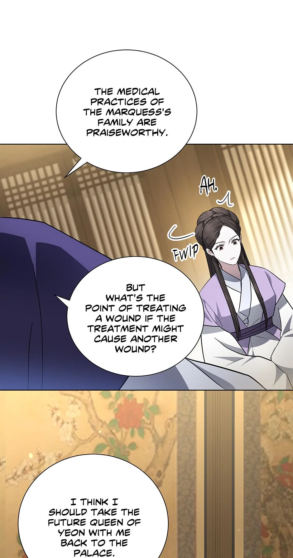 Read When Flowers Fall at Night chapter 5 image 24 on Lezhin