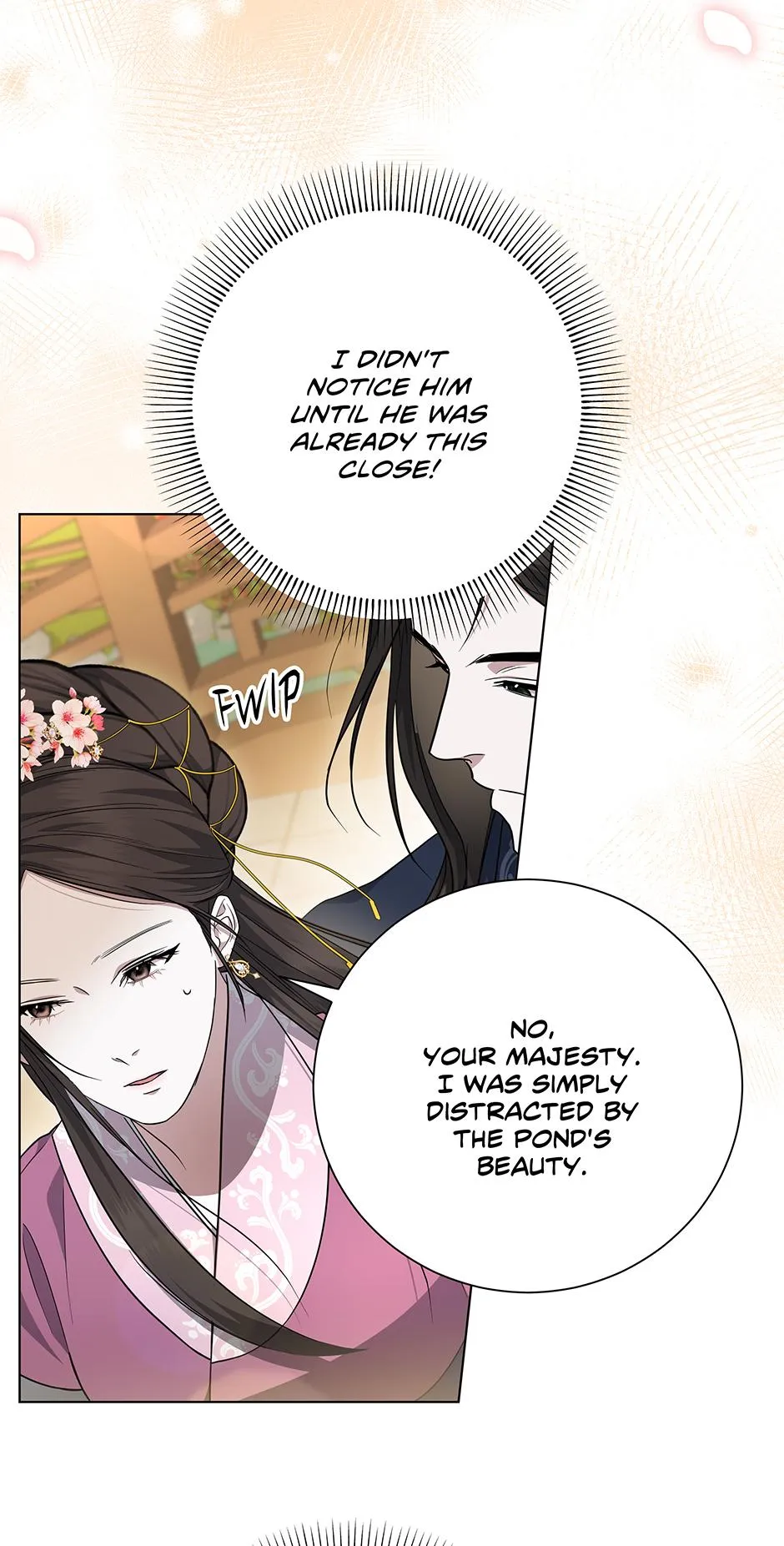 Read When Flowers Fall at Night chapter 8 image 4 on Lezhin