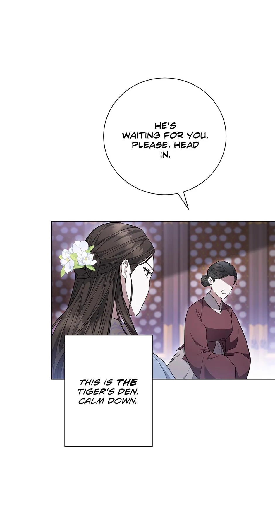 Read When Flowers Fall at Night chapter 9 image 5 on Lezhin