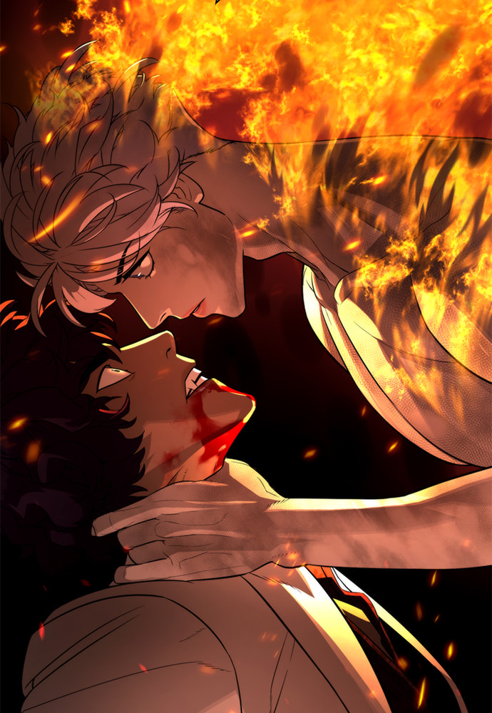 Read Unholy Blood chapter 72 image 129 on Lezhin