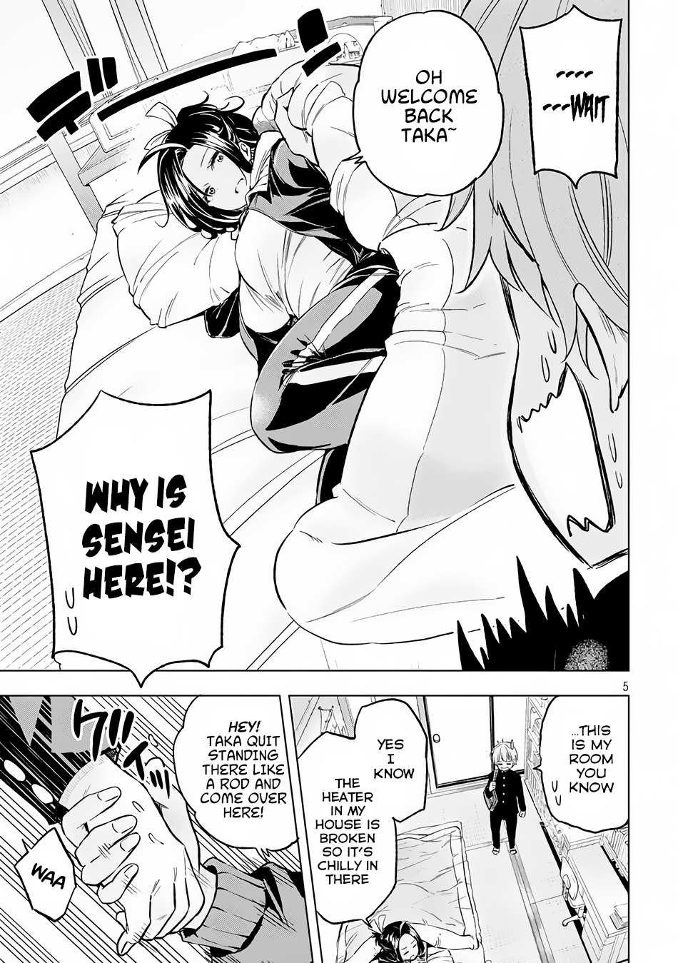 Read Why Are You Here Sensei!? chapter 21 image 5 on Lezhin