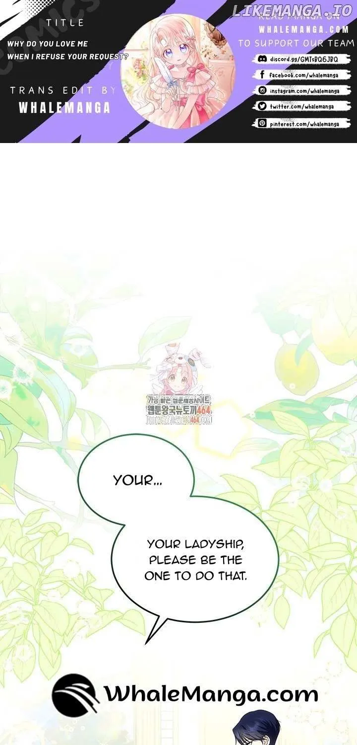 Read Why Do You Love Me When I Refuse Your Request? chapter 34 image 1 on Lezhin