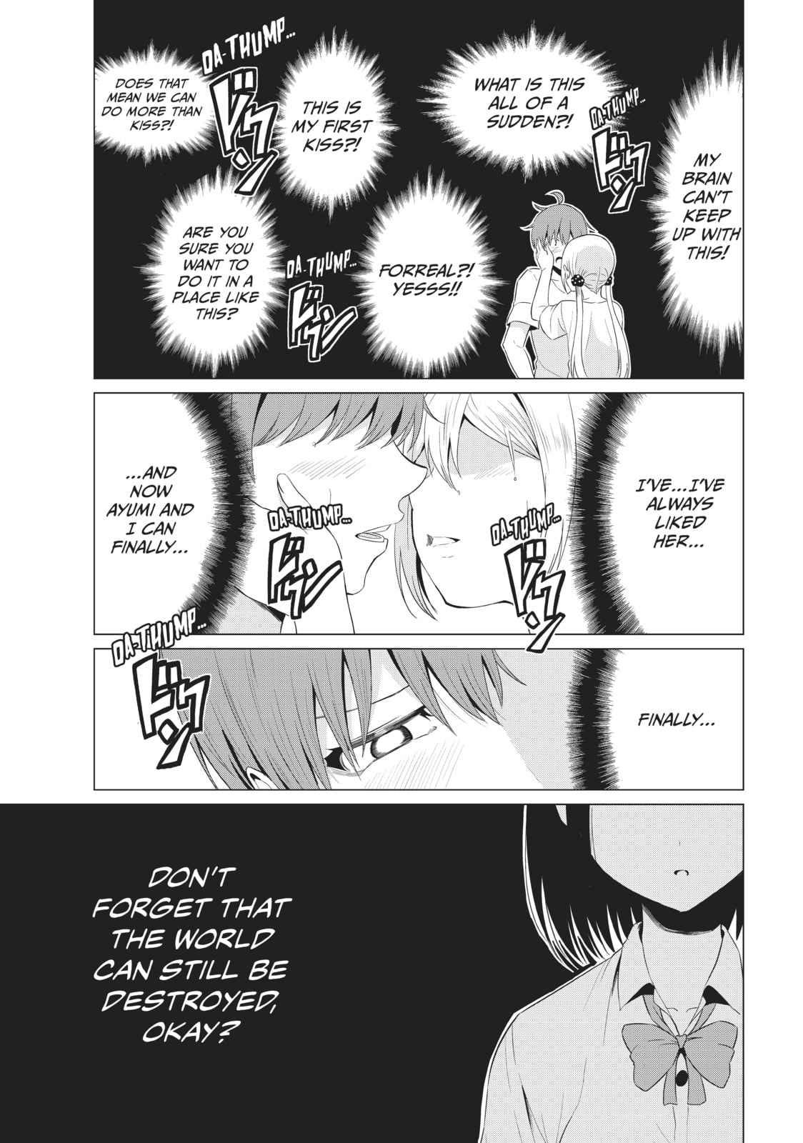Read Will It Be the World or Her? chapter 13 image 4 on Lezhin