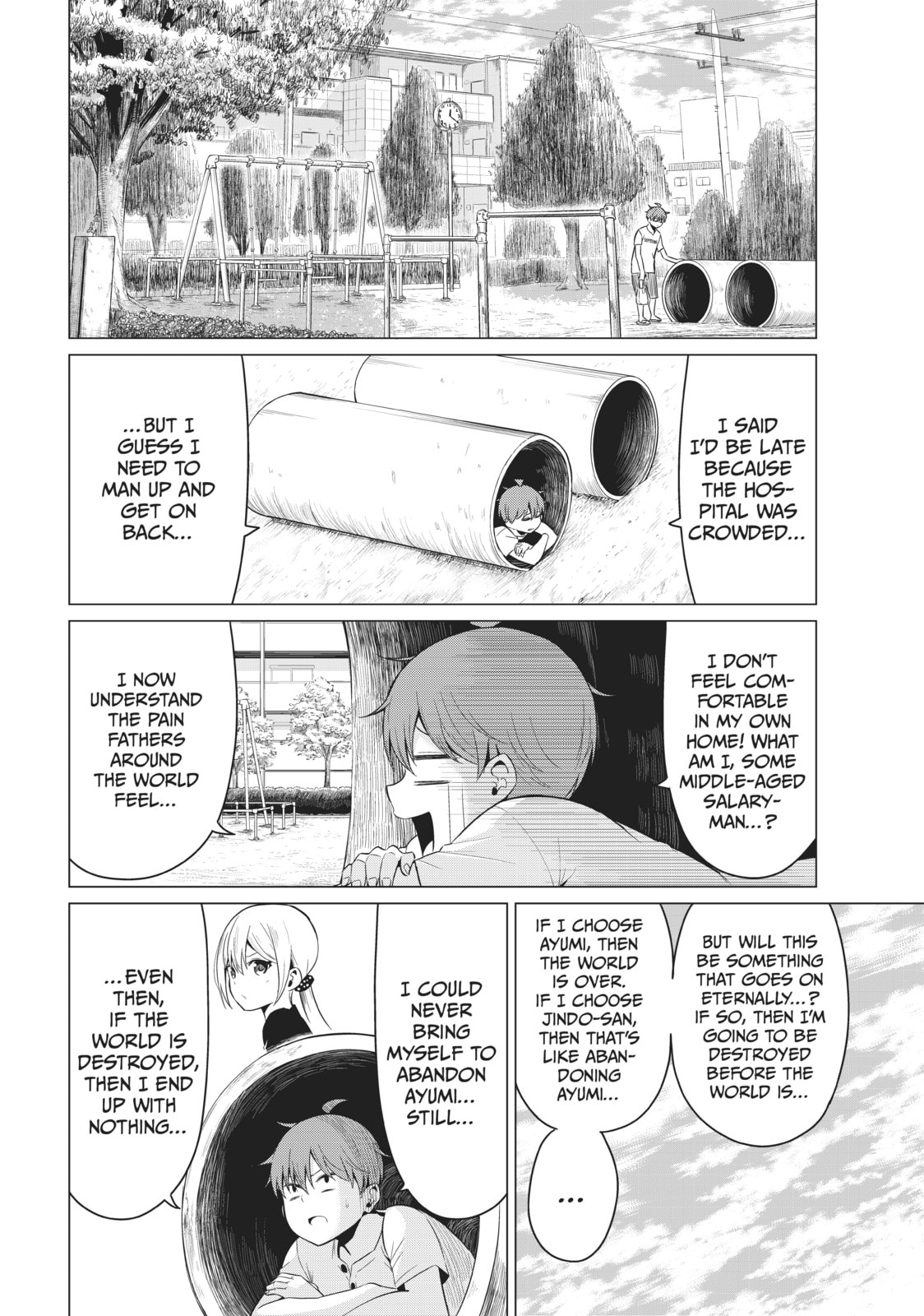Read Will It Be the World or Her? chapter 18 image 3 on Lezhin