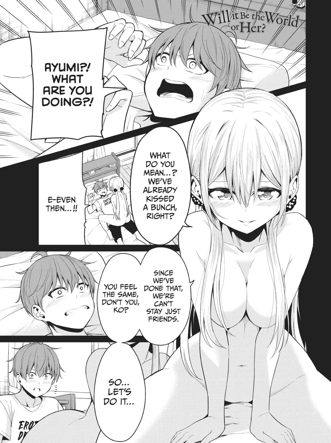 Read Will It Be the World or Her? chapter 23.1 image 0 on Lezhin