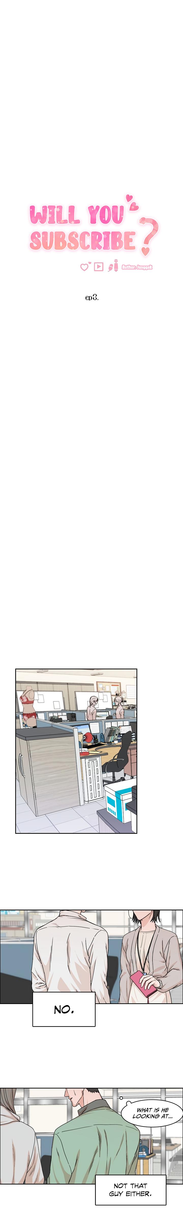 Read Will You Subscribe? chapter 3 image 1 on Lezhin