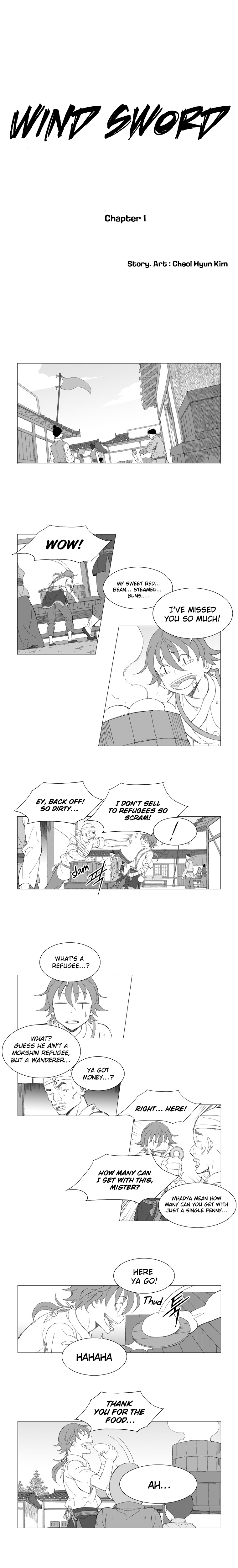 Read Wind Sword chapter 1 image 5 on Lezhin