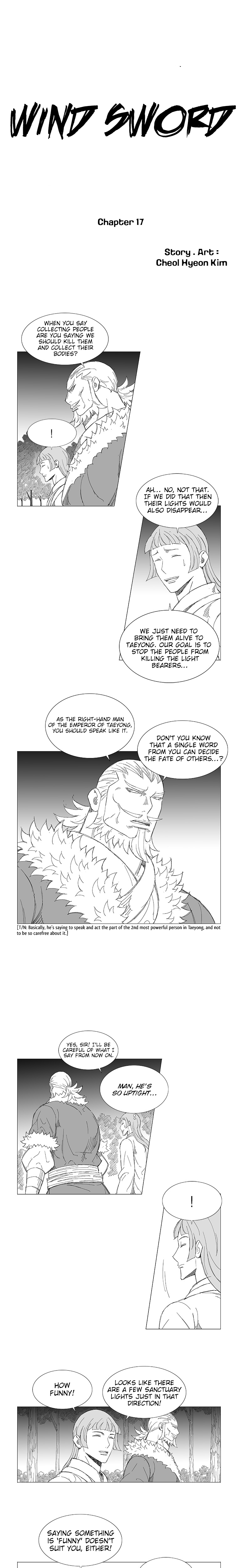 Read Wind Sword chapter 17 image 1 on Lezhin