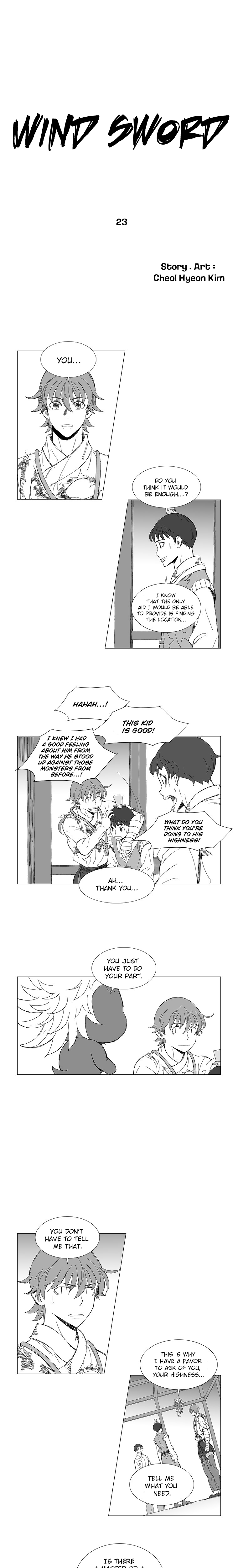 Read Wind Sword chapter 23 image 1 on Lezhin
