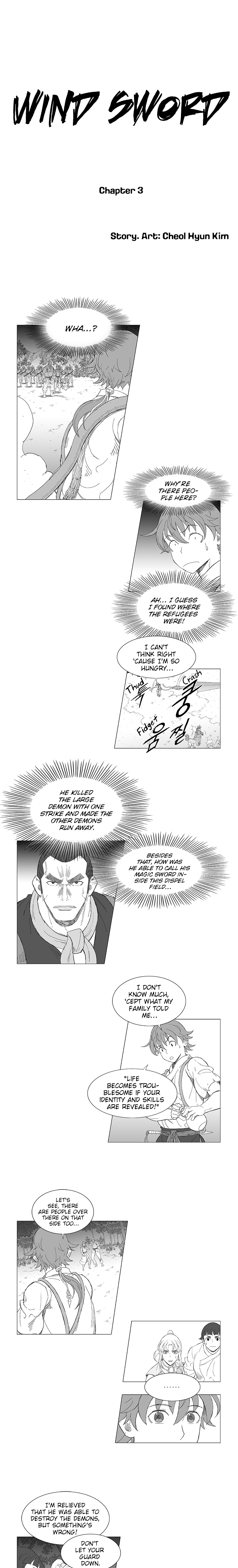 Read Wind Sword chapter 3 image 1 on Lezhin