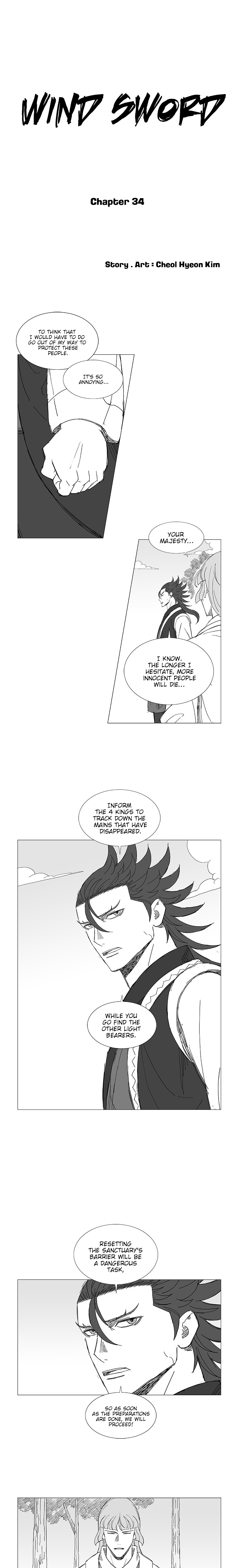 Read Wind Sword chapter 34 image 1 on Lezhin