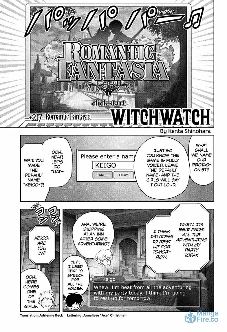Read WITCH WATCH chapter 217 image 2 on Lezhin