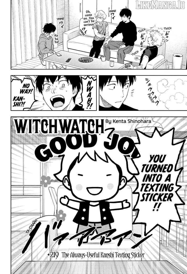 Read WITCH WATCH chapter 219 image 1 on Lezhin