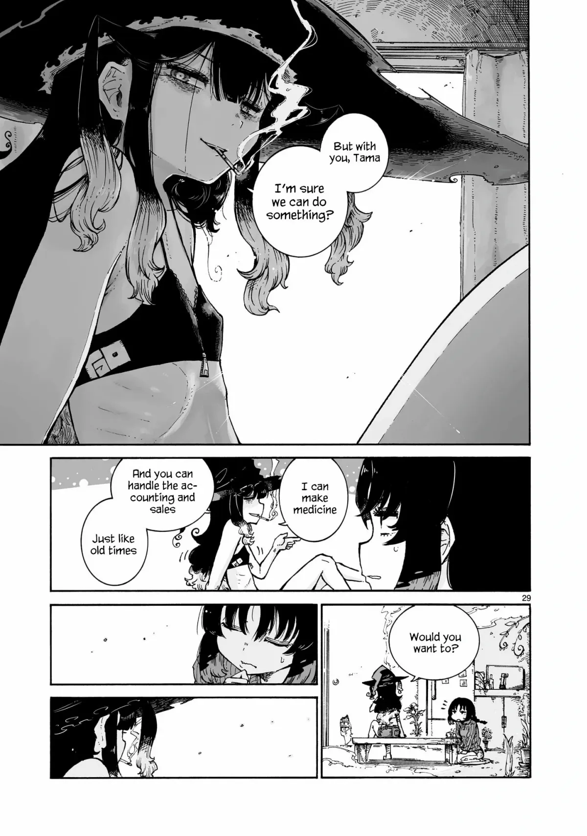 Read Witches and Cigarettes chapter 0.99 image 28 on Lezhin