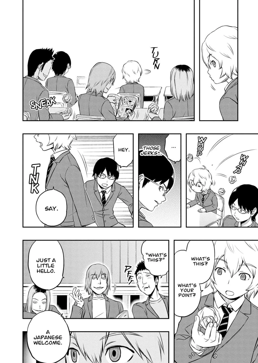 Read World Trigger chapter 1 image 38 on Lezhin