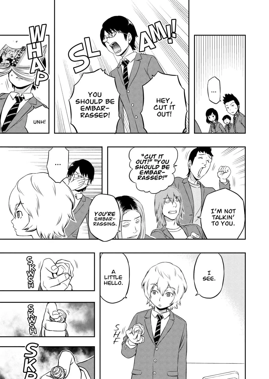 Read World Trigger chapter 1 image 40 on Lezhin