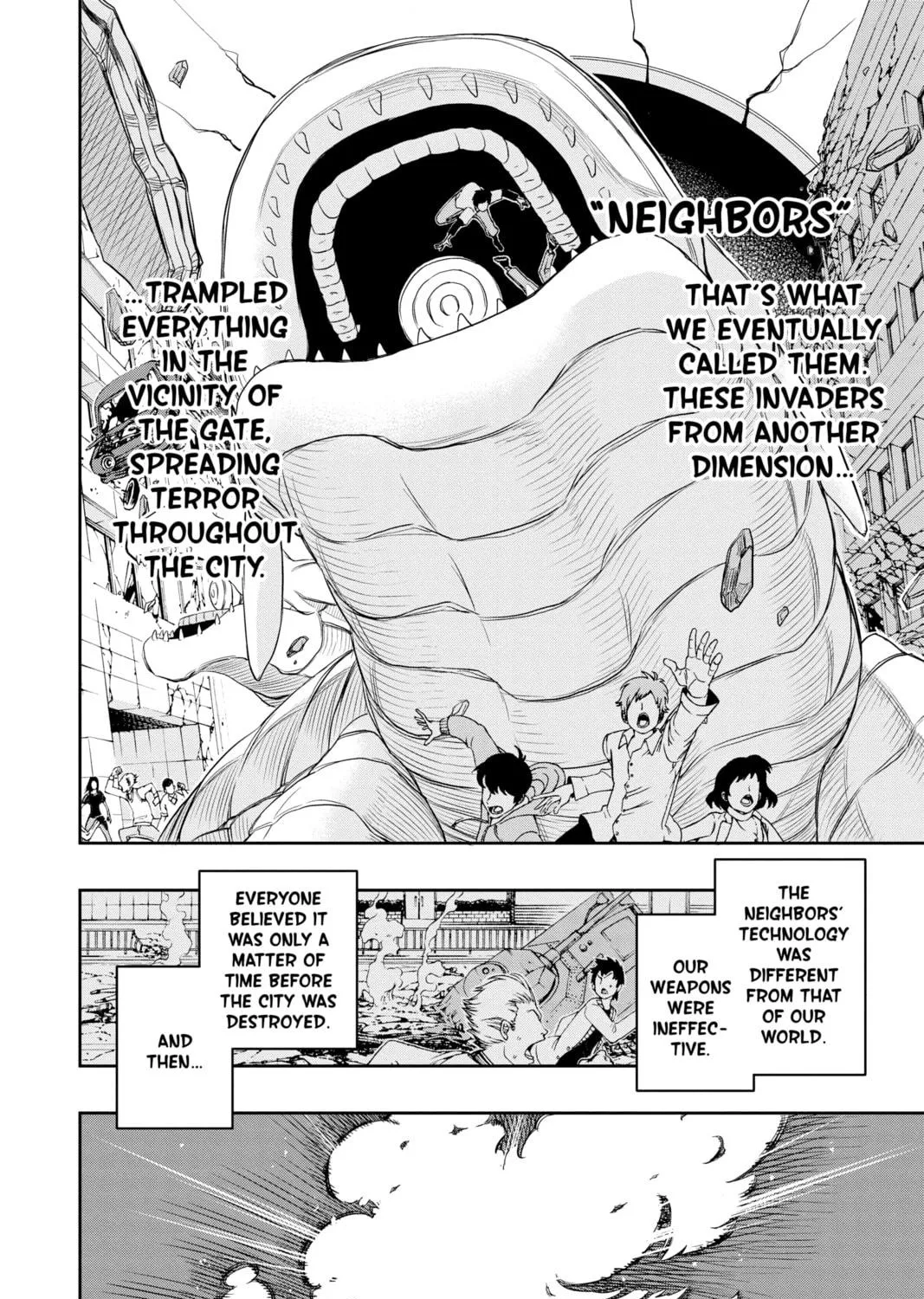 Read World Trigger chapter 1 image 8 on Lezhin
