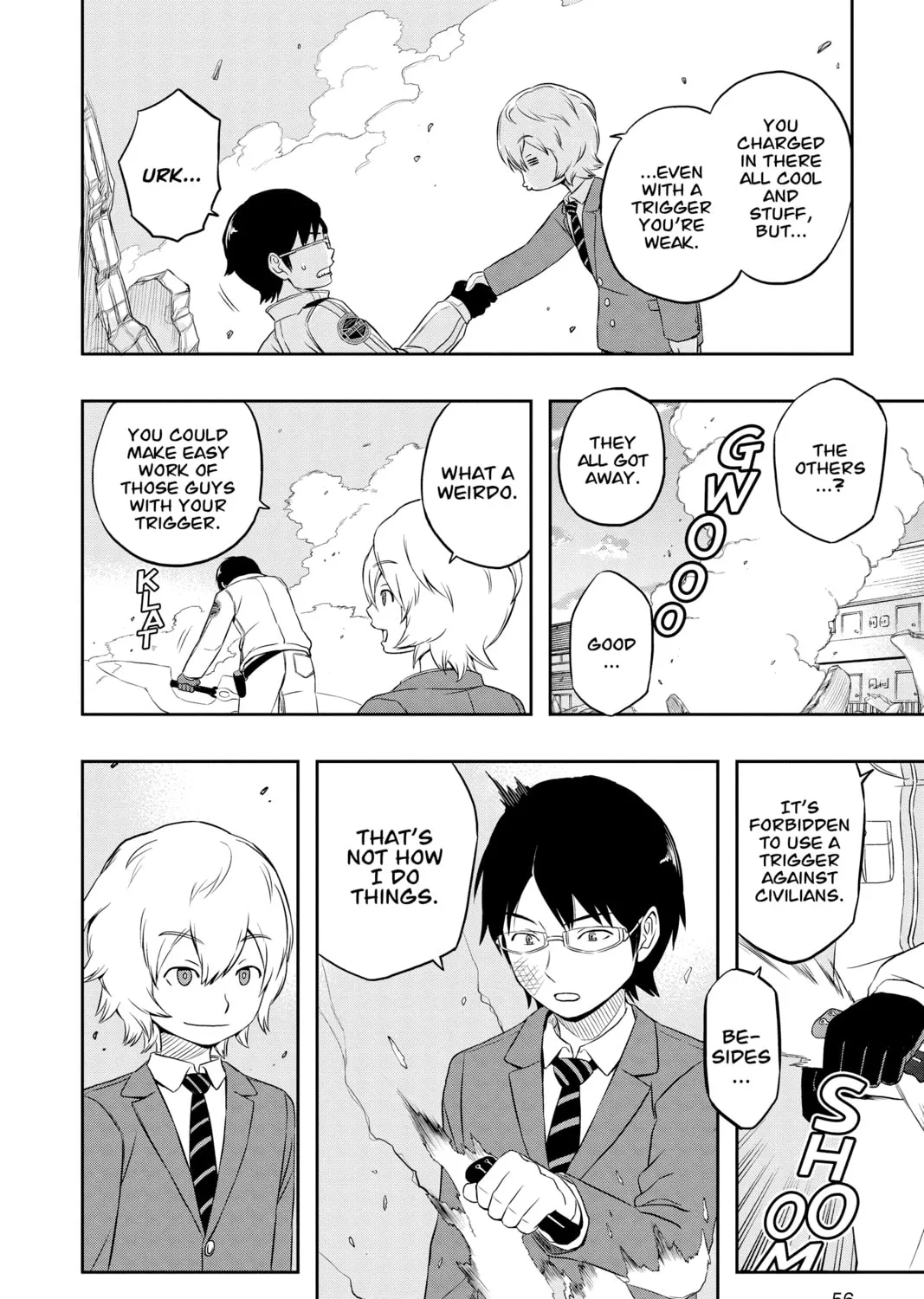 Read World Trigger chapter 1 image 90 on Lezhin