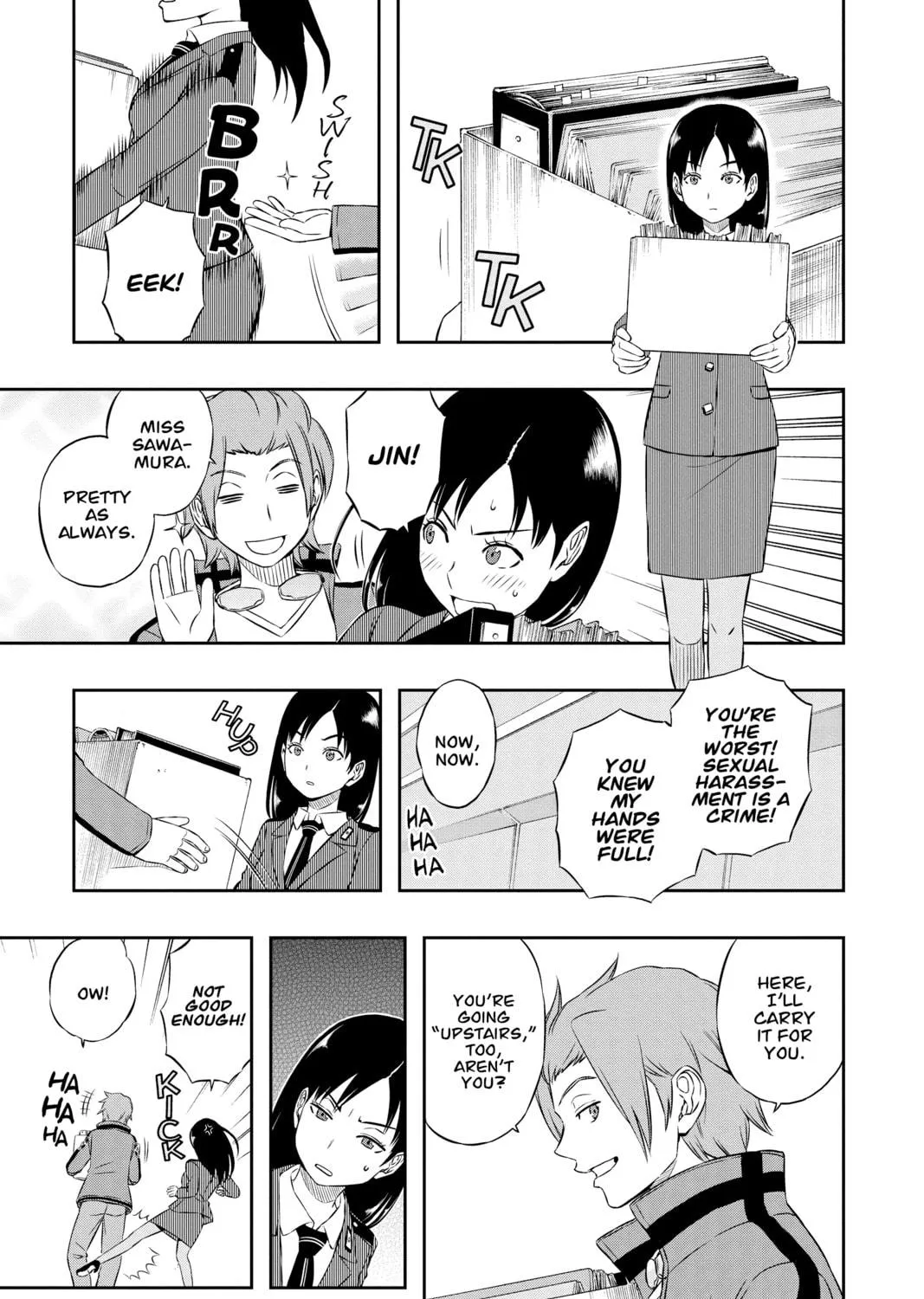 Read World Trigger chapter 10 image 4 on Lezhin
