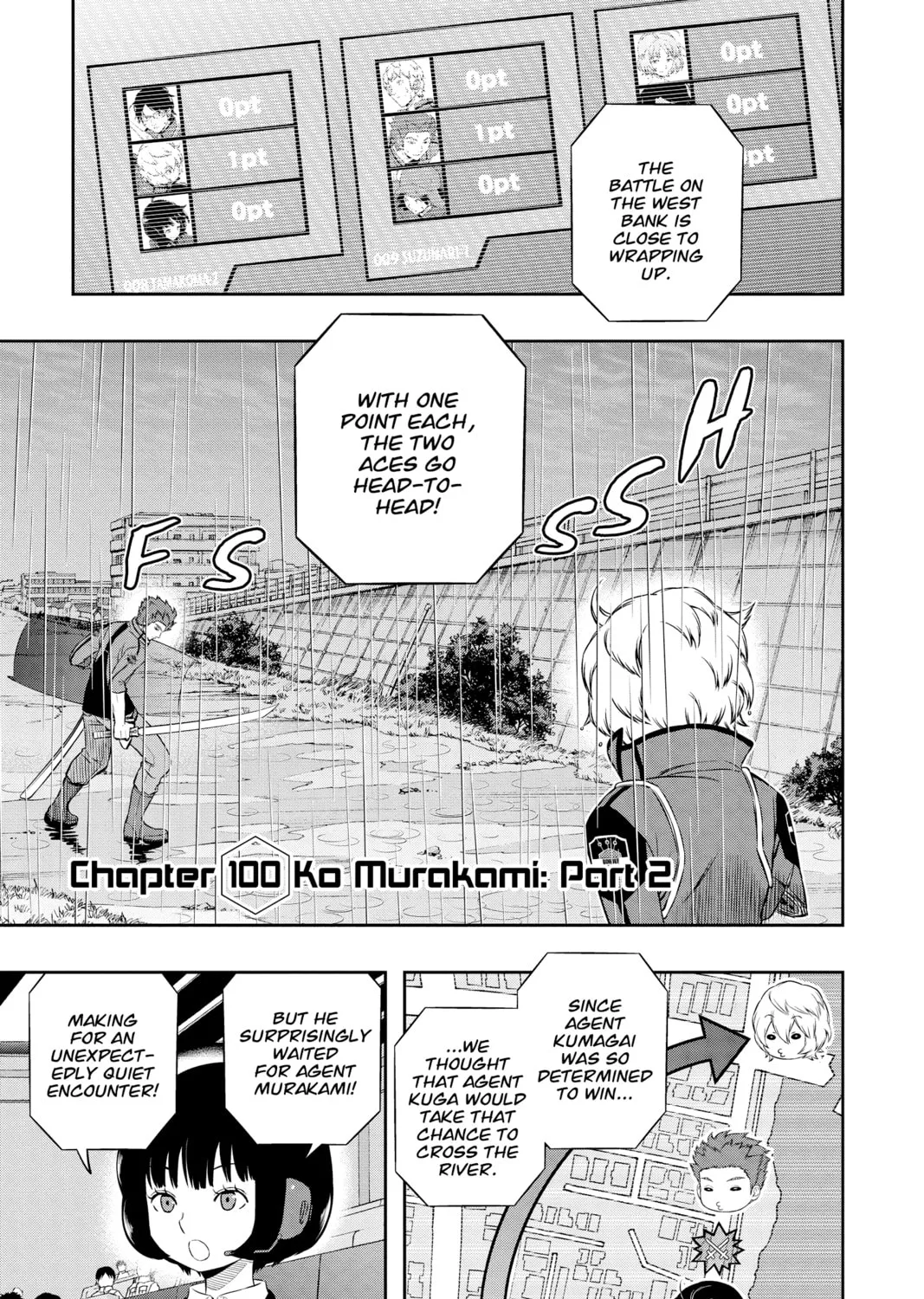 Read World Trigger chapter 100 image 0 on Lezhin