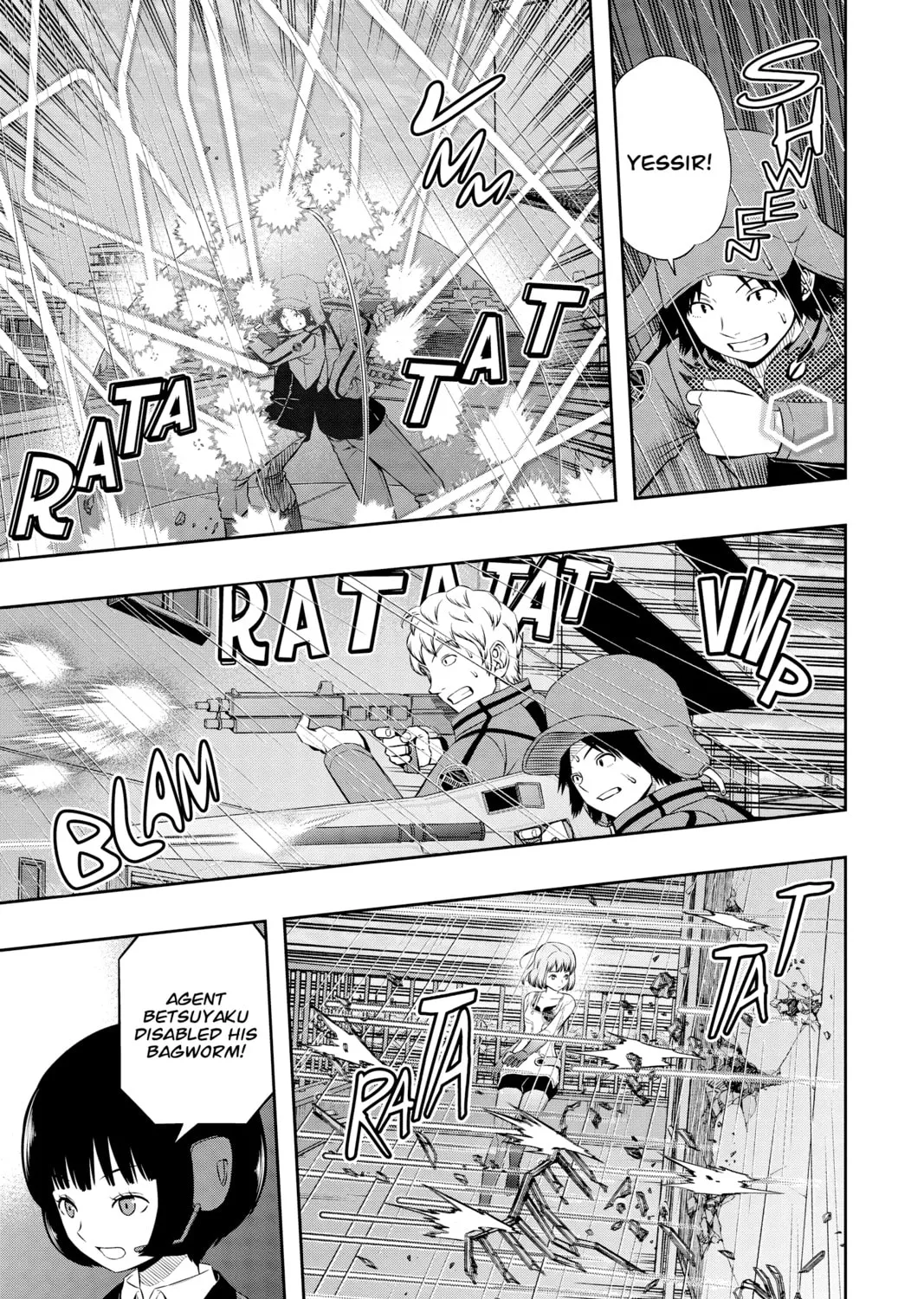 Read World Trigger chapter 100 image 12 on Lezhin