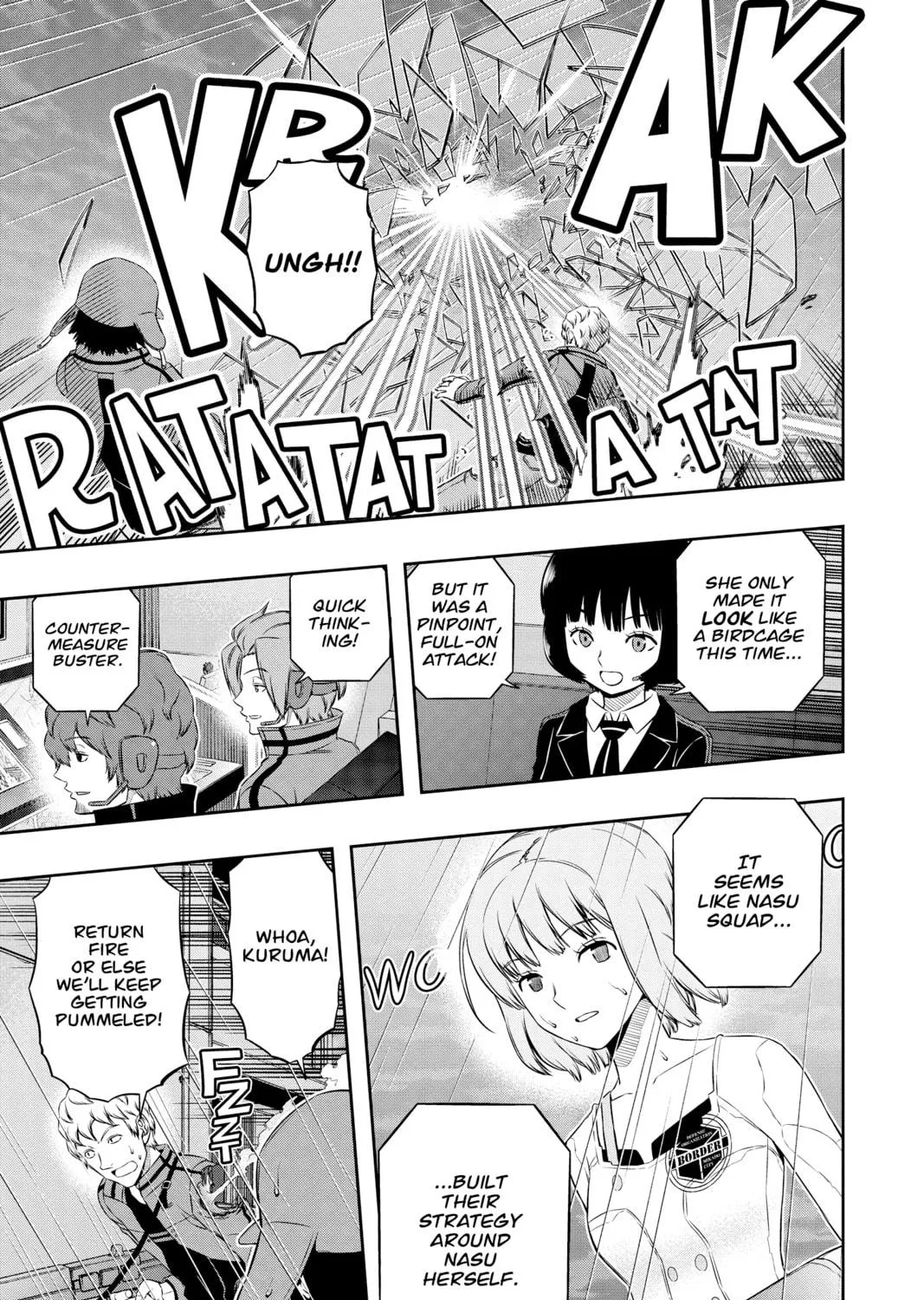 Read World Trigger chapter 100 image 16 on Lezhin