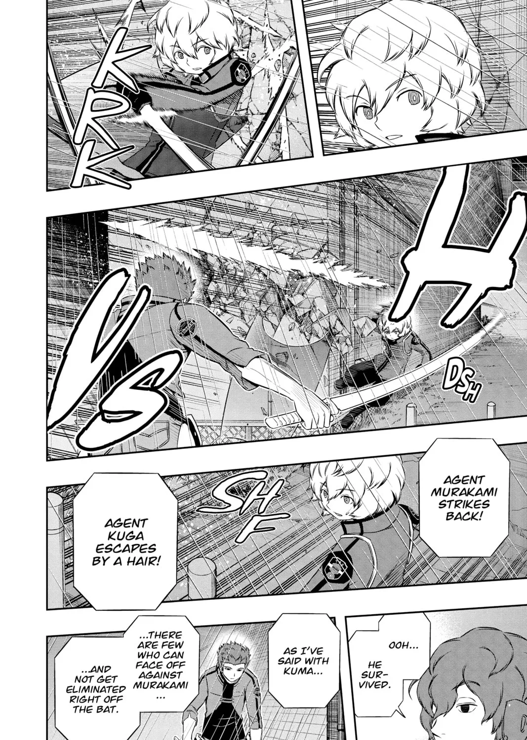 Read World Trigger chapter 100 image 30 on Lezhin