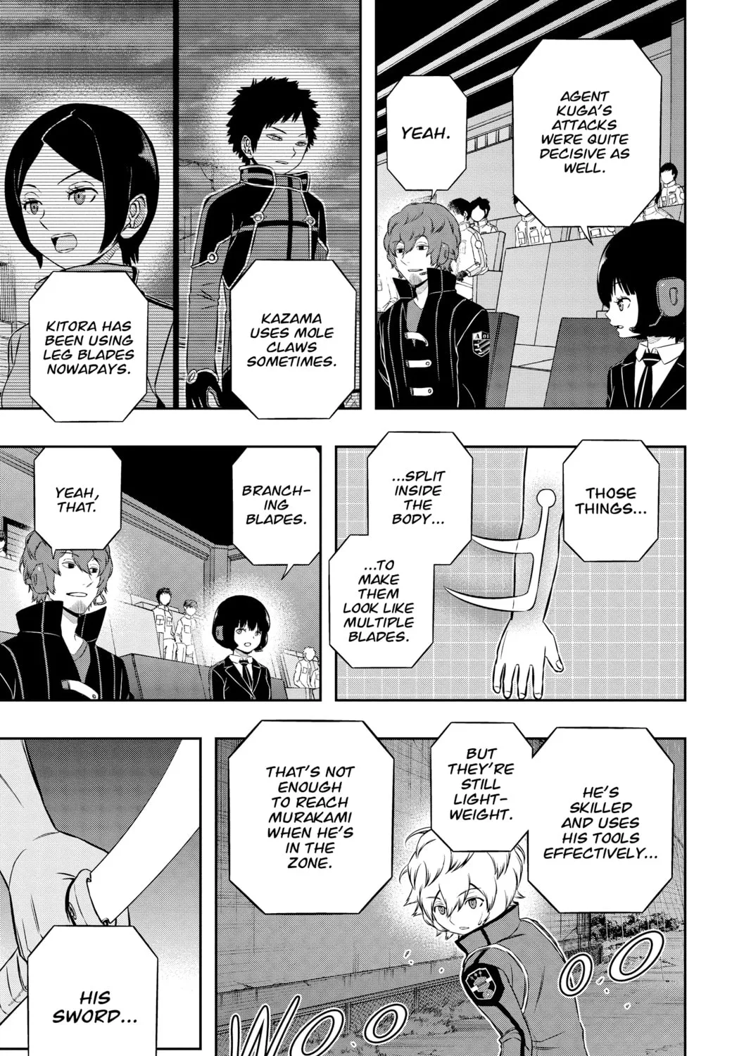 Read World Trigger chapter 100 image 32 on Lezhin
