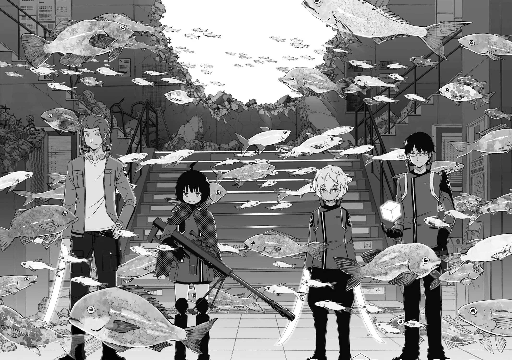 Read World Trigger chapter 104 image 0 on Lezhin