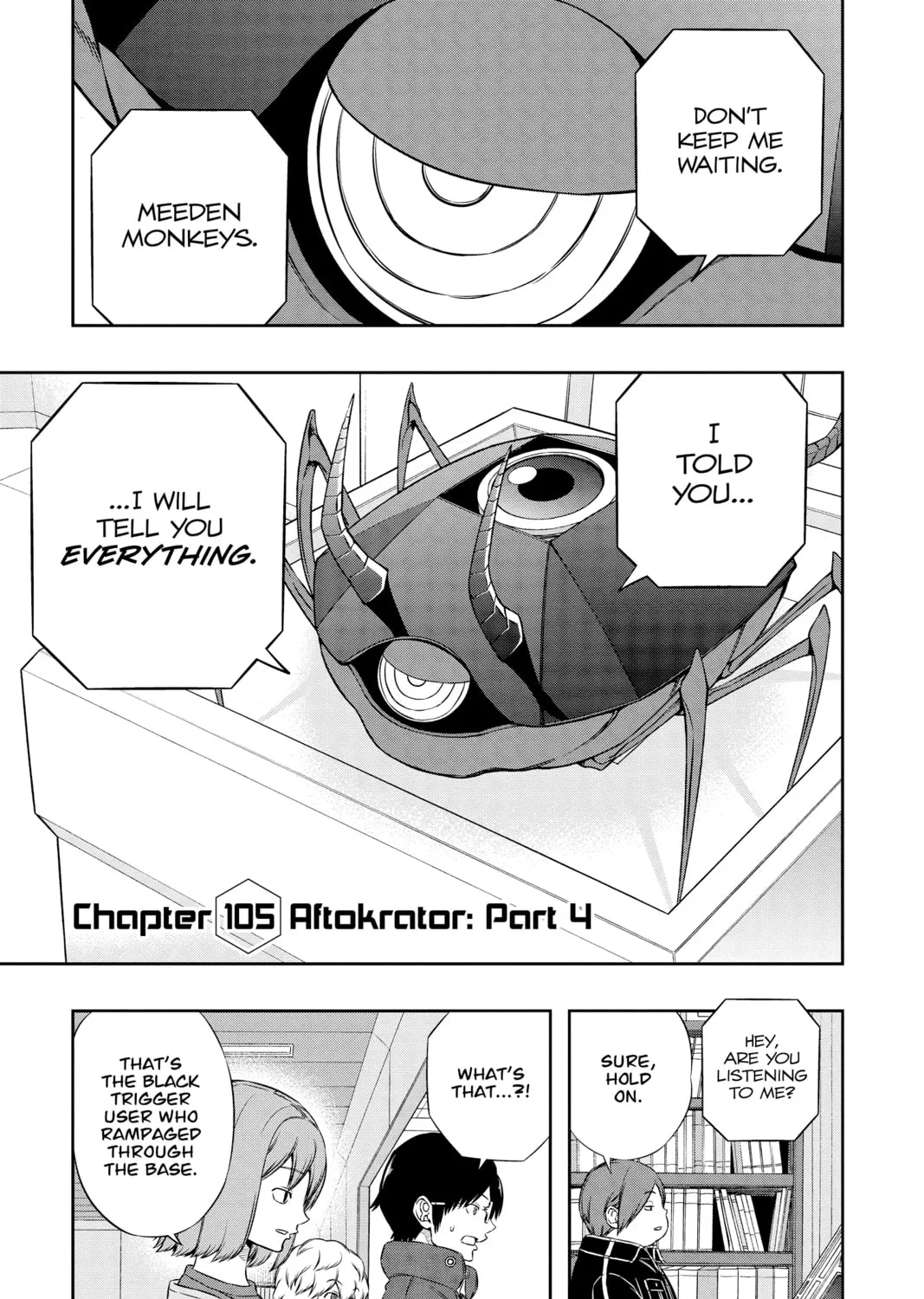 Read World Trigger chapter 105 image 0 on Lezhin