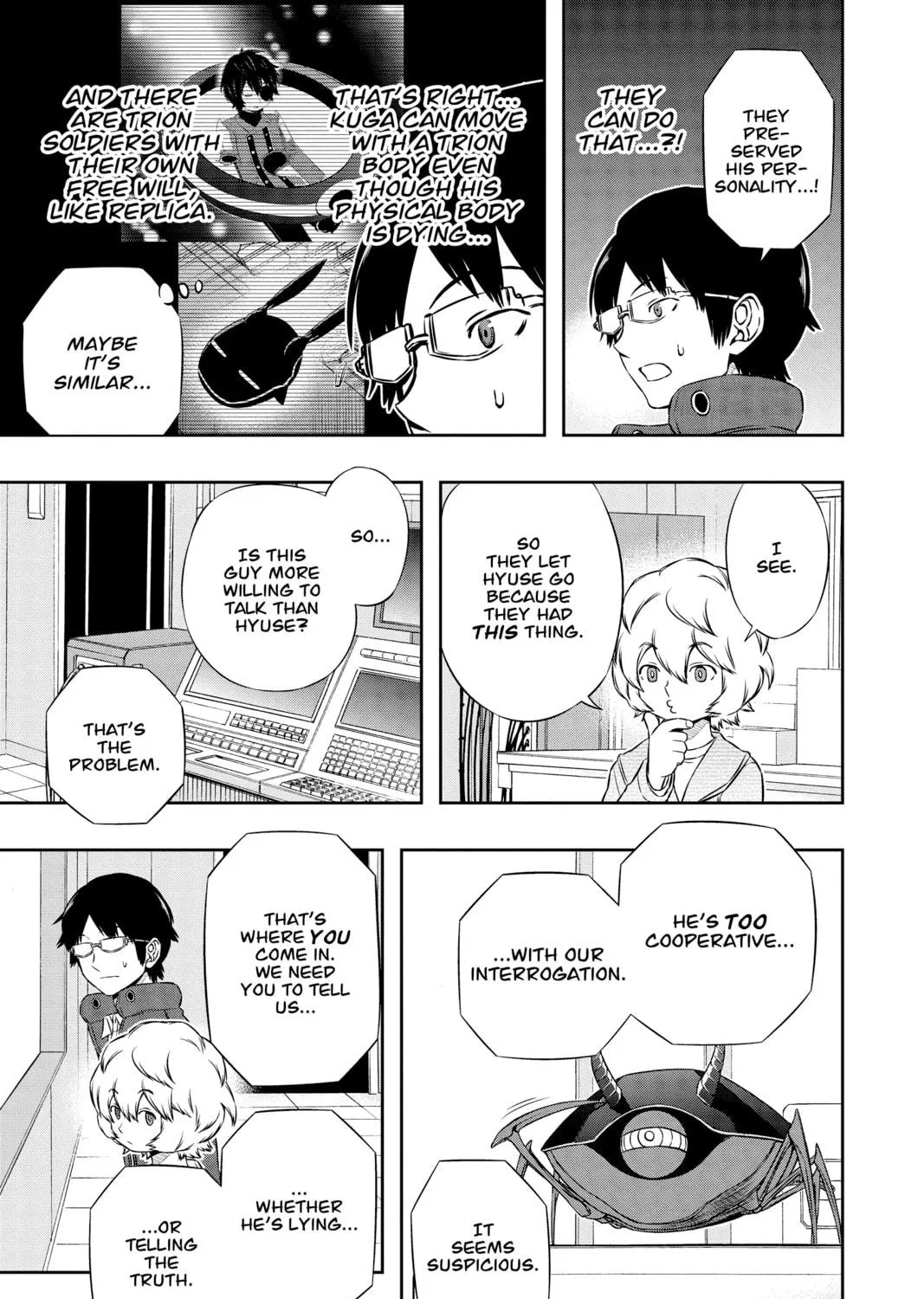 Read World Trigger chapter 105 image 4 on Lezhin