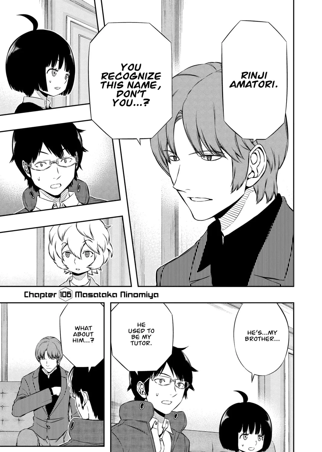 Read World Trigger chapter 106 image 0 on Lezhin