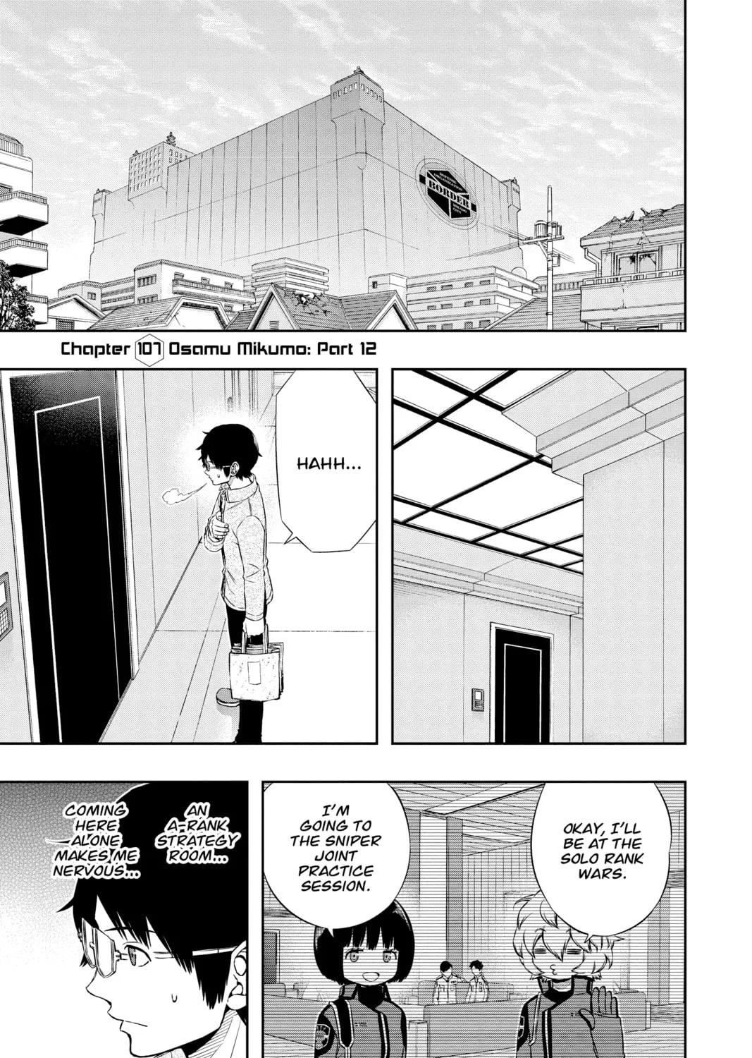 Read World Trigger chapter 107 image 0 on Lezhin