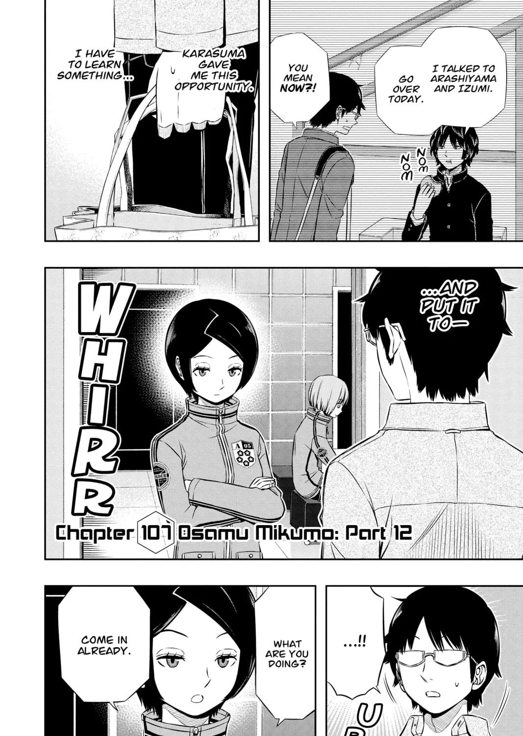 Read World Trigger chapter 107 image 2 on Lezhin