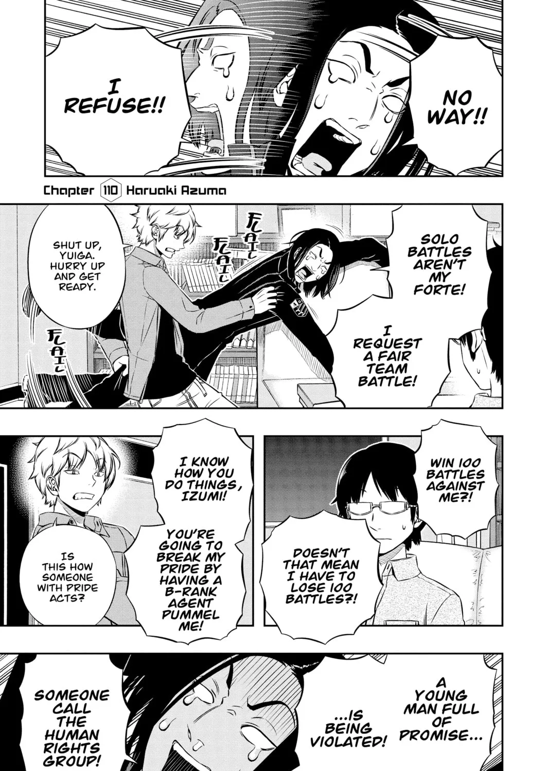 Read World Trigger chapter 110 image 0 on Lezhin
