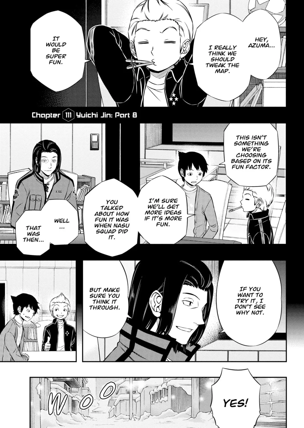 Read World Trigger chapter 111 image 0 on Lezhin