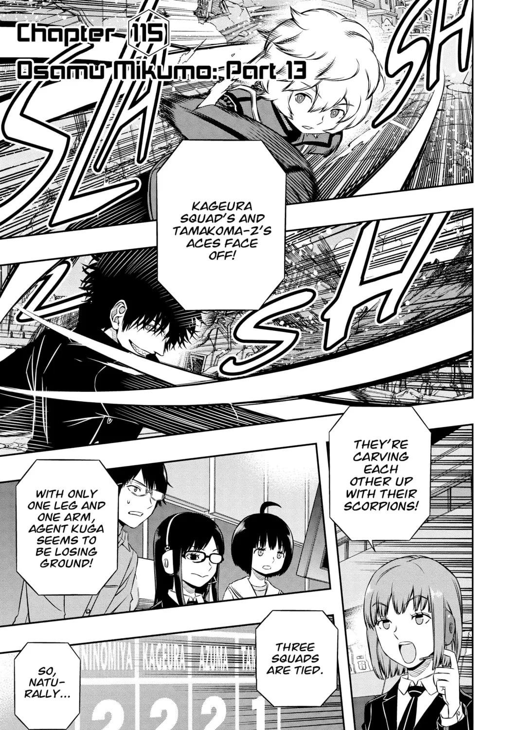 Read World Trigger chapter 115 image 0 on Lezhin