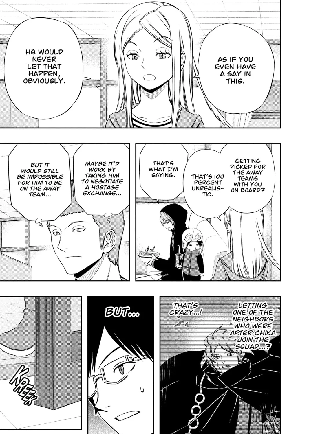 Read World Trigger chapter 117 image 32 on Lezhin