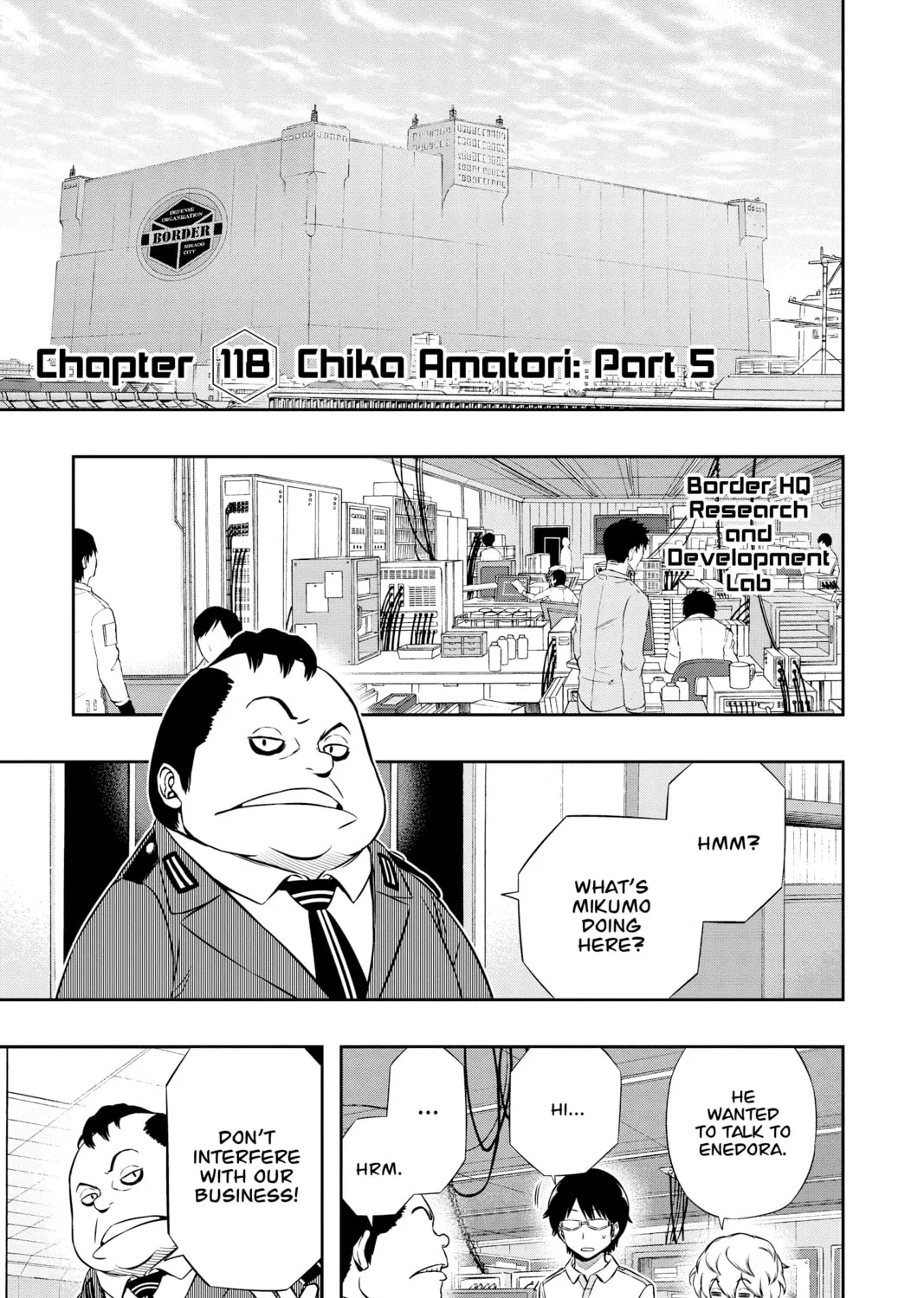 Read World Trigger chapter 118 image 0 on Lezhin