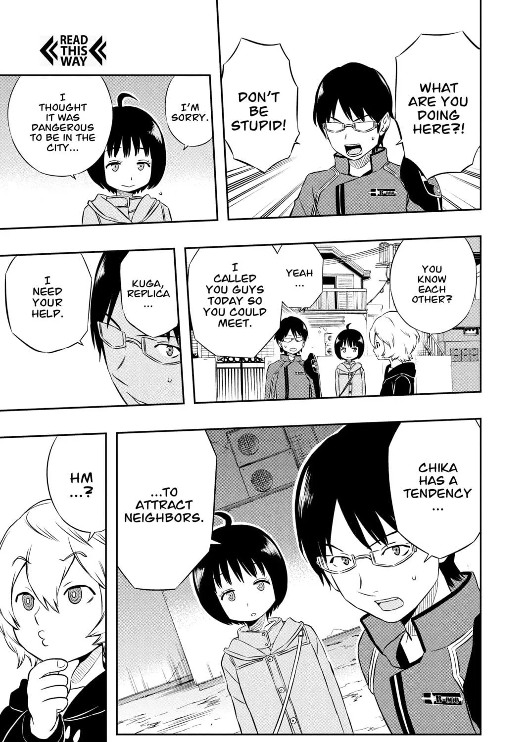 Read World Trigger chapter 12 image 38 on Lezhin